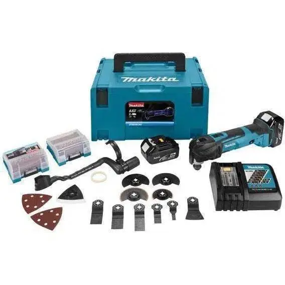 Makita DTM51RTJX3 Accu multitool + accessoires 18V 5.0Ah in Mbox