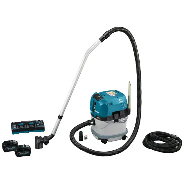 Makita VC004GLT21 Accu stofzuiger L-klasse + AWS-zender XGT 40V Max 5.0Ah