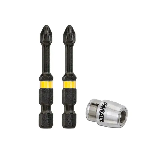 DeWALT PH2 50mm Impact Torsion Schroefbits + MagLock Bithouder - Extreme - DT70536T