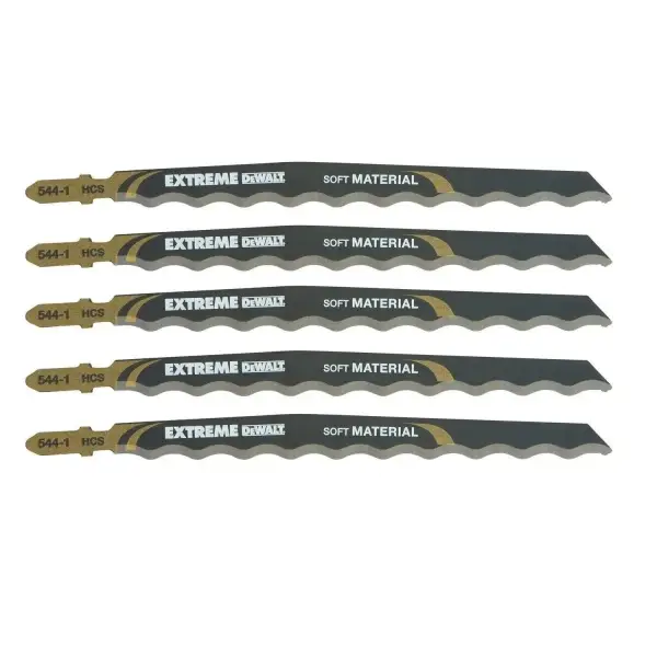 DeWALT Decoupeerzaagblad voor Leer & Rubber (5 stuks) - T 113 A - DT2201