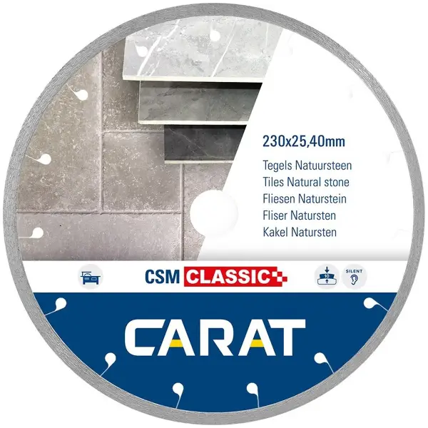 Carat Diamantzaag tegels CSMC Ø 350 mm, asgat 30,00 mm - CSMC350500