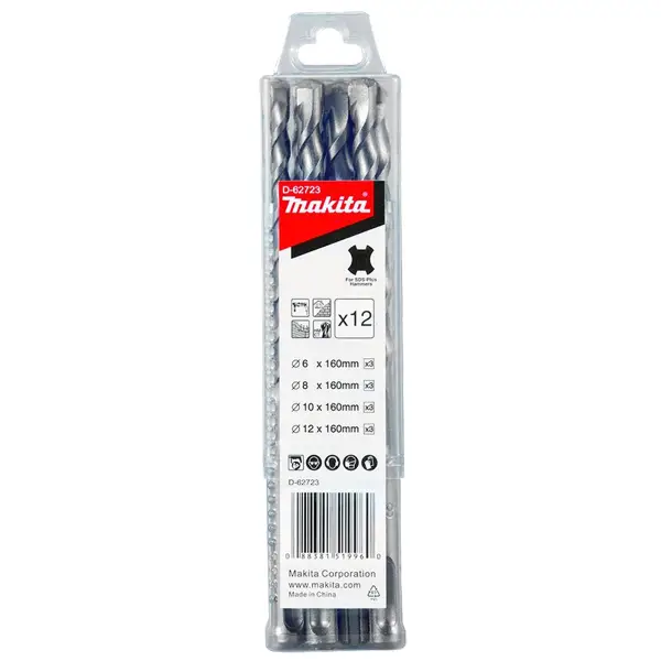 Makita 12-delig Betonboorset - B2S: - D-62723