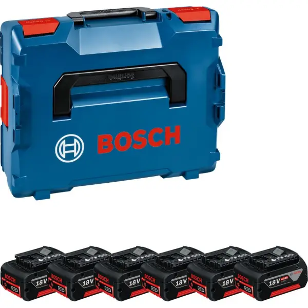 Bosch Professional Accu set 18V 4.0Ah 6-delig in L-Boxx - 1600A02A2S
