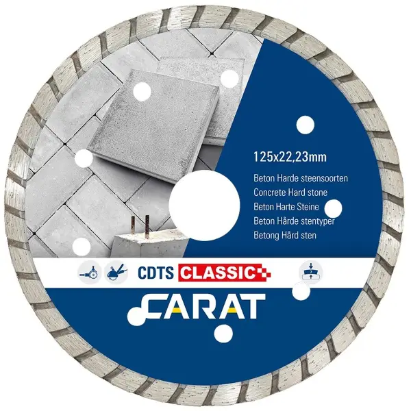 Carat Diamantzaag beton turbo CDTSC Ø 115 mm, asgat 22,23 mm - CDTSC11530