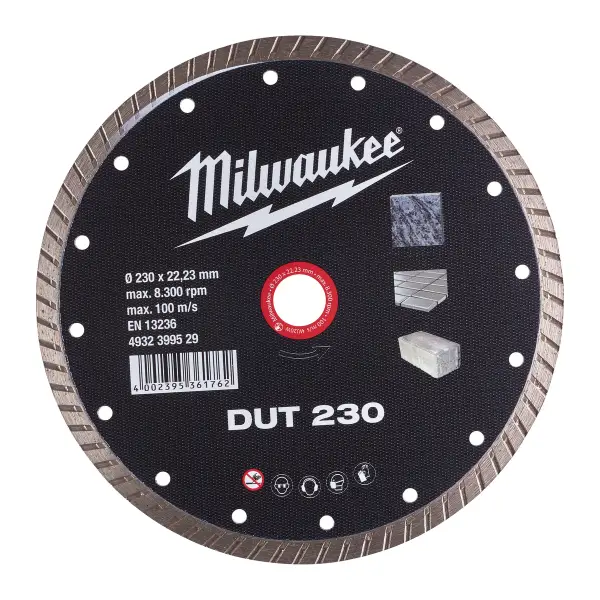 Milwaukee DUT 230 x 22,23 x 2,6 mm Diamantschijf - 4932399529