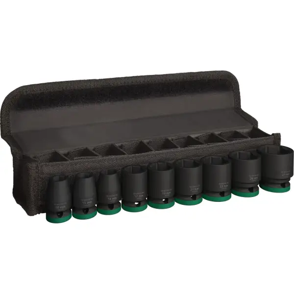 Bosch 9-delig 1/2" Professional PRO Impact krachtdoppenset kort - 2608003038