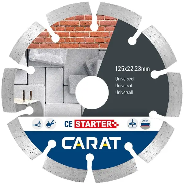 Carat Diamantzaag universeel CES Ø 140 mm, asgat 22,23 mm - CES1403000