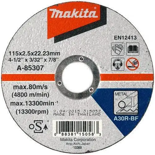 Makita 115x2,5x22,23mm Doorslijpschijf staal - A-85307
