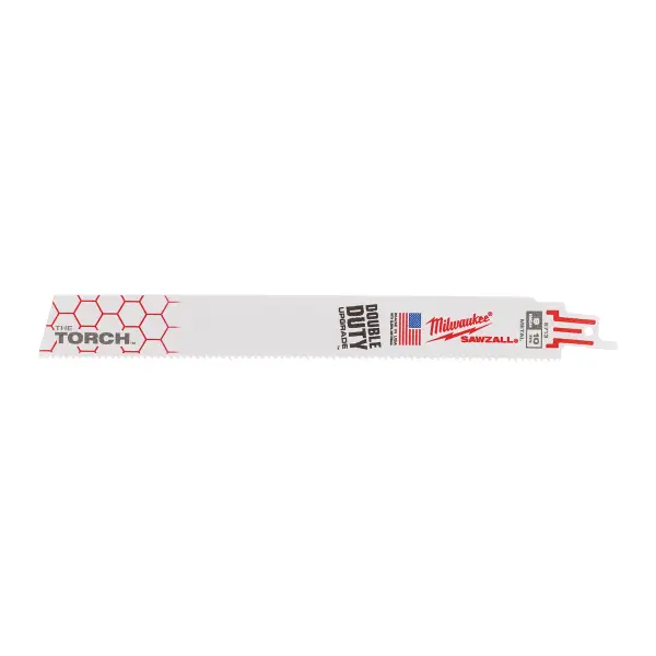 Milwaukee Reciprozaagblad SAWZALL metaal 230 mm Heavy Duty TORCH 10 TPI (25 stuks) - 48008713