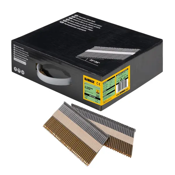 DeWALT 3.1x90mm 33º Papiergebonden Spijkers Helder / Recht (2200 stuks) - DNPT3190Z