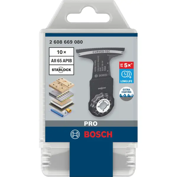 Bosch Professional PRO AII65APIB Multitool invalzaagblad (10 stuks) - 2608669080
