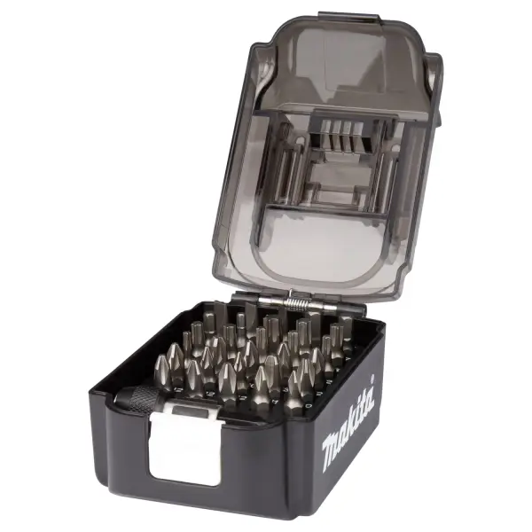 Makita 31-delig Schroefbitset in accuvormige houder - E-00016