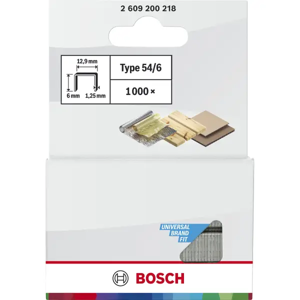 Bosch 6 mm 12,9 x 1,25 mm type 54 Nieten | 1000 stuks - Professional - 2609200218