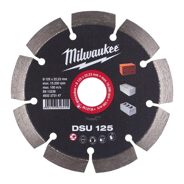 Milwaukee DSU 125 x 22,23 x 2,4 mm Diamantschijf - 4932373147