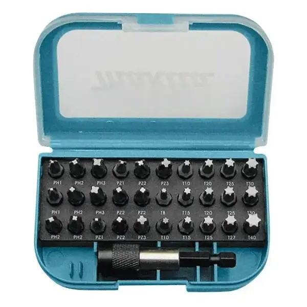 Makita 31-delig Bitset Phillips, Pozidriv en TORX - P-73374
