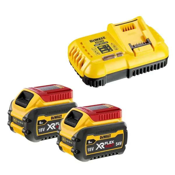 DeWALT DCB118T2 Starterset 2x DCB546 Accu 6.0Ah 54V XR FlexVolt + Snellader DCB118