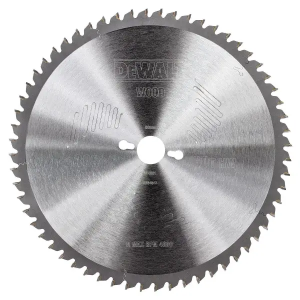 DeWALT Ø 305mm Asgat 30mm 60T Cirkelzaagblad voor Hout | Extreme - DT4331-QZ
