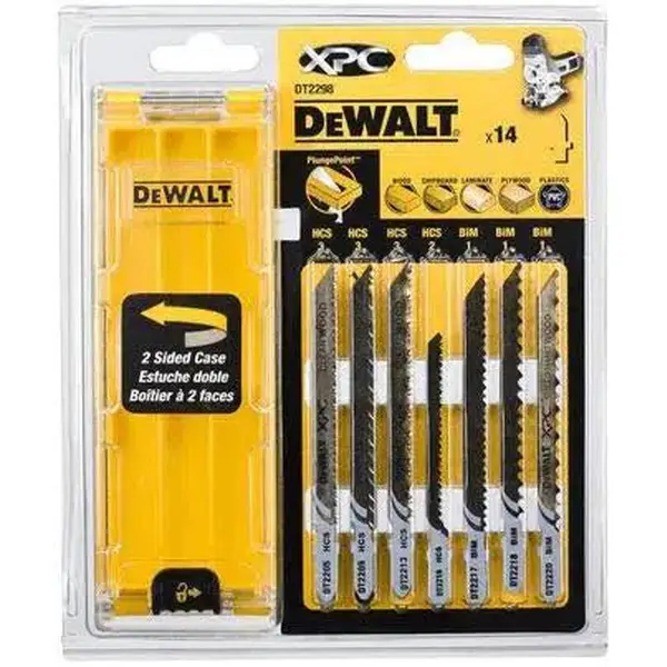 DeWALT Decoupeerzaagbladenset hout 14-delige - DT2298
