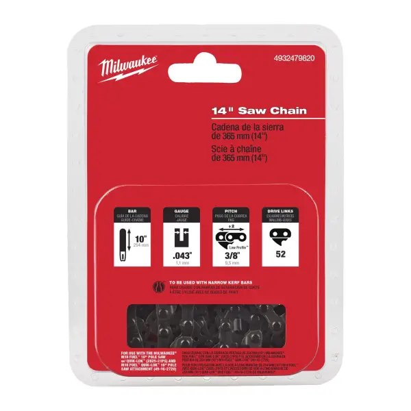 Milwaukee 356 mm Ketting voor kettingzaag FCHS35 - 4932479820