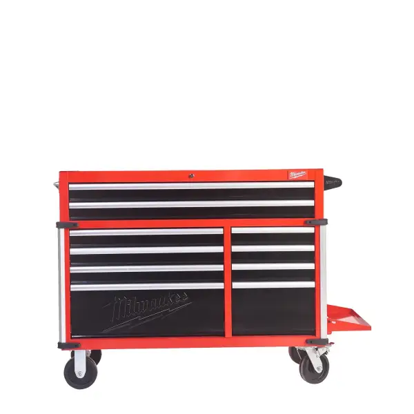 Milwaukee TOOLGUARD™ Stalen gereedschapswagen 117 cm rood - 10 lades - SRC46-1 - 4932478852