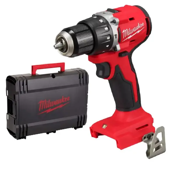 Milwaukee M18 BLPDRC-0X Compacte accu klop-/schroefboormachine 18V Basic Body in HD-Box - 4933492821