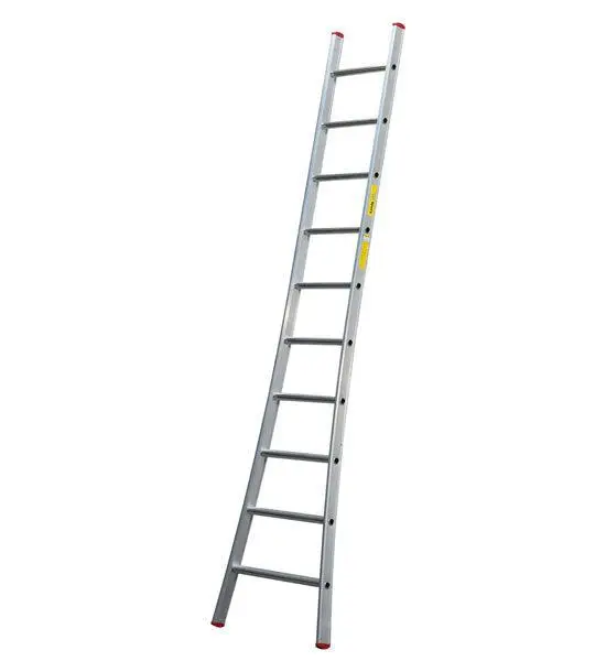 Little Jumbo 10 sporten Enkele ladder SuperPRO met uitgebogen bomen blank - 1250200110