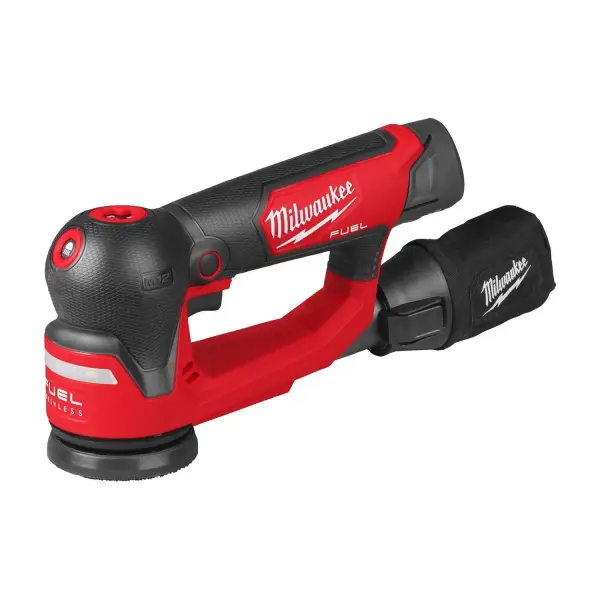 Milwaukee M12 FUEL™ FSDR75-202B Accu Excenter Schuurmachine 12V 2.0Ah in Tas - 4933498233