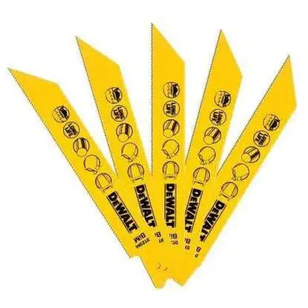DeWALT 152mm Reciprozaagblad metaal (5 stuks) - DT2384