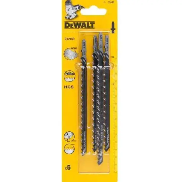 DeWALT Decoupeerzaagblad voor Hout & Spaanplaat (5 stuks) - T 344 D - DT2169