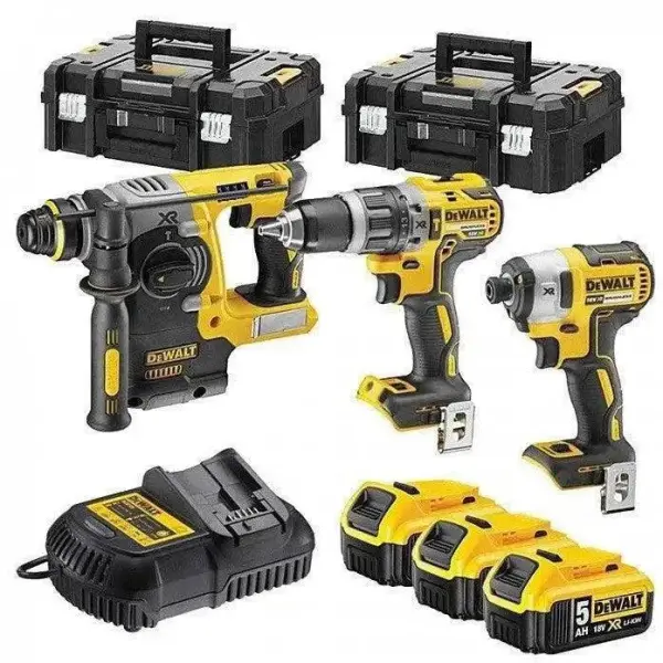 DeWALT DCK368P3T Accu combiset 3-delig 18V XR 5.0Ah in TSTAK