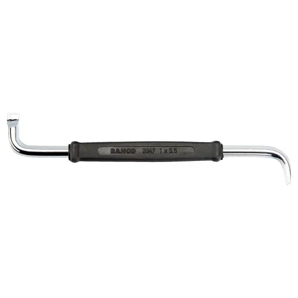Bahco 1.0x5.5mm 125mm Haakse Schroevendraaier Sleuf - 2047-1-5.5
