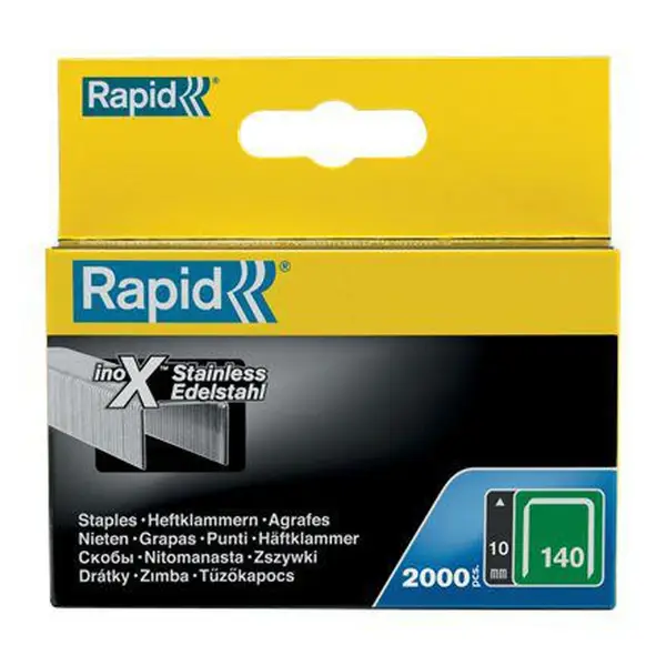 Rapid 10 mm Nieten Nr.140 RVS (2.000 stuks) - 11910733