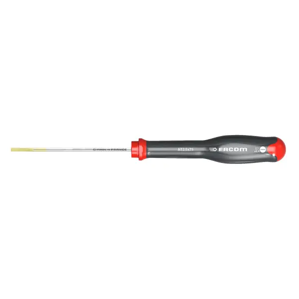 Facom PROTWIST® schroevendraaier voor sleufschroeven - gefreesd bled - AT2.5X75
