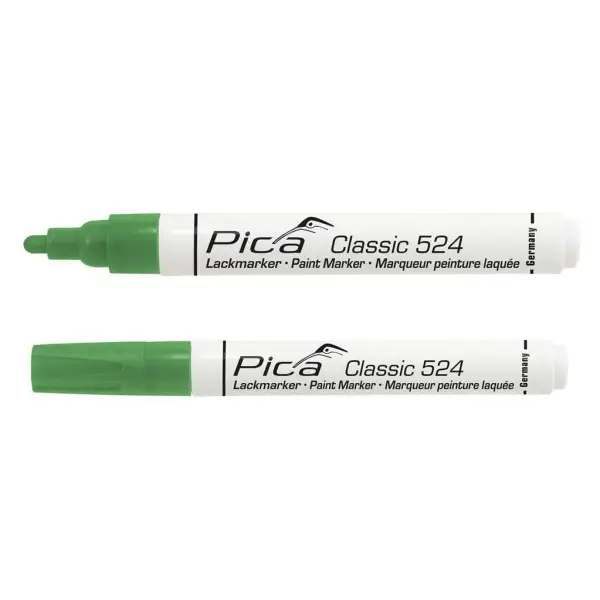 Pica Lakmarker rond groen (10 stuks) - 524/36 - PI52436