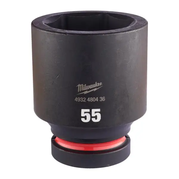 Milwaukee 55 mm 1" Krachtdop lang - ShockWave™ - 4932480436
