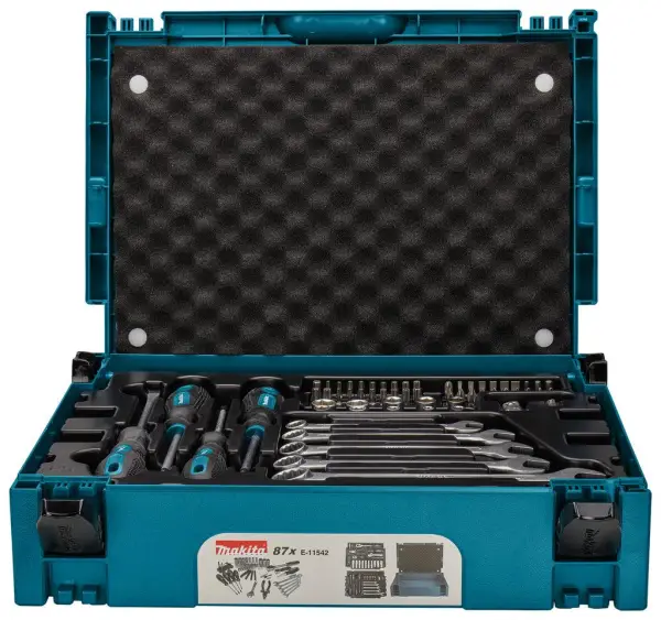 Makita 87-delig Handgereedschapset in Mbox - E-11542