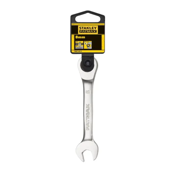 Stanley 8mm Stubby Ringsteeksleutel met ratel - FatMax - FMMT13097-0