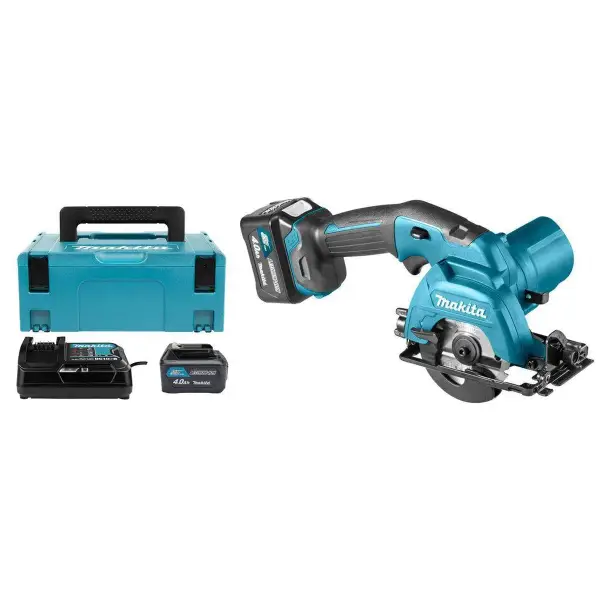 Makita HS301DSMJ Accu Ultra Compact Cirkelzaag 85mm 12V Max 4.0Ah in Mbox