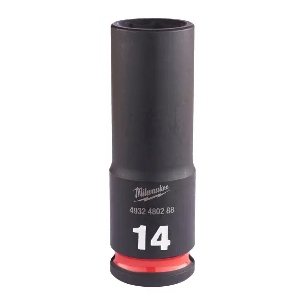 Milwaukee Dop SHOCKWAVE 3/8" lang 14mm - 4932480288