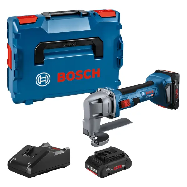 Bosch Professional GSC 18V-16 E Accu plaatschaar 18V 4.0Ah in L-Boxx - 0601926301