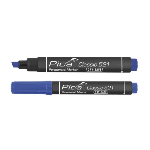 Pica Permanent Marker rond blauw (10 stuks) - 520/41 - PI52041