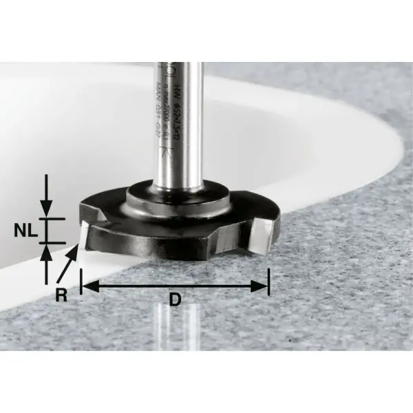 Festool D 52 S12 R1 Vlakfrees - HW D 52/R1ss S12 - 492701