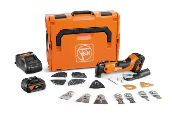 Fein Multimaster AMM 500 PLUS TOP Accu multitool + accessoires 18V AMPShare 4.0Ah in L-Boxx - 71293861000