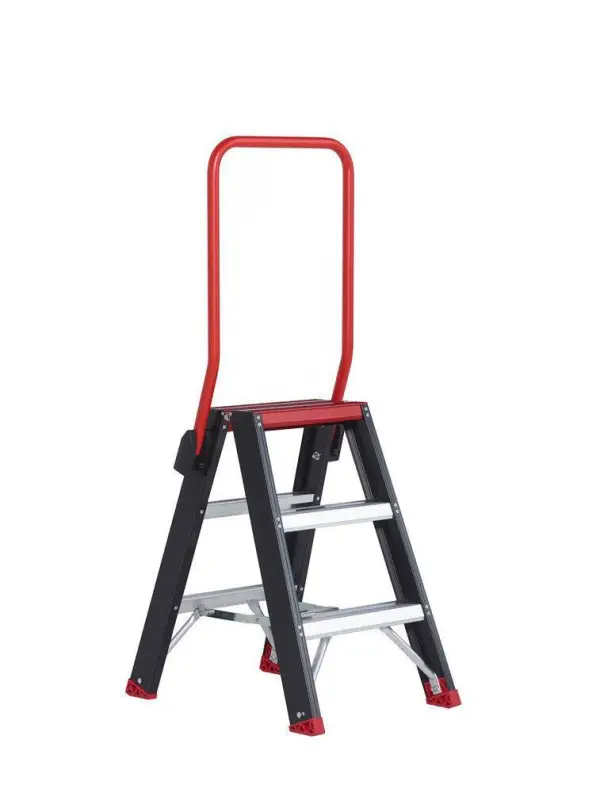 Altrex 2 x 3 treden 70 cm stahoogte Taurus Dubbel oploopbare trap - 192603