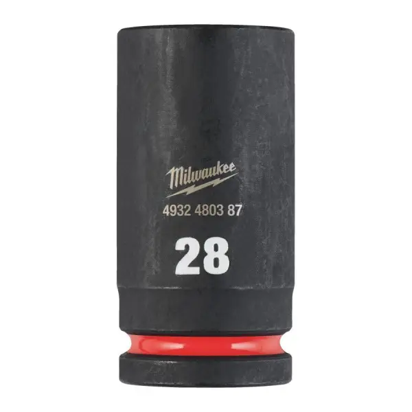 Milwaukee 28 mm 3/4" Krachtdop lang - ShockWave™ - 4932480387