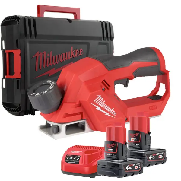 Milwaukee M12 BLP-402X Accu schaafmachine 12V 4.0Ah in HD-Box - 4933492851