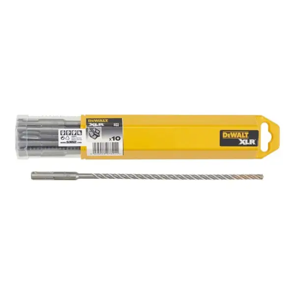 DeWALT 10x210mm SDS-Plus Boor XLR 4 Snijder (10 stuks) - DT8968