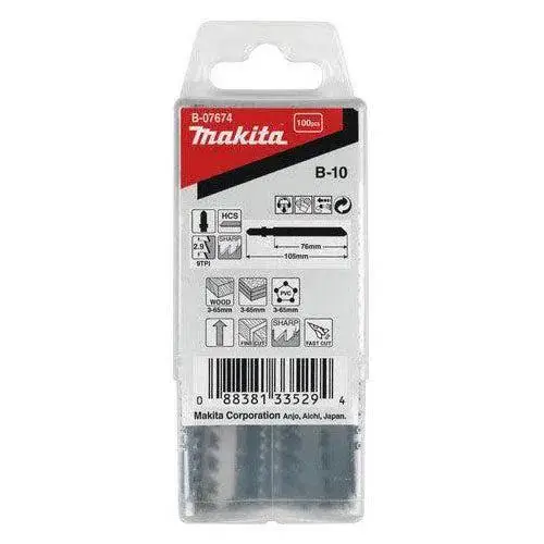 Makita Decoupeerzaagblad voor Hout & Kunststof (100 stuks) - B-10 - B-07674