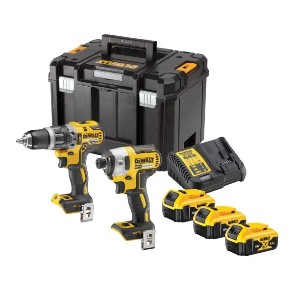 DeWALT DCK266P3T Accu combiset 2-delig (DCD796 + DCF887) 18V XR (3x) 5.0Ah in TSTAK