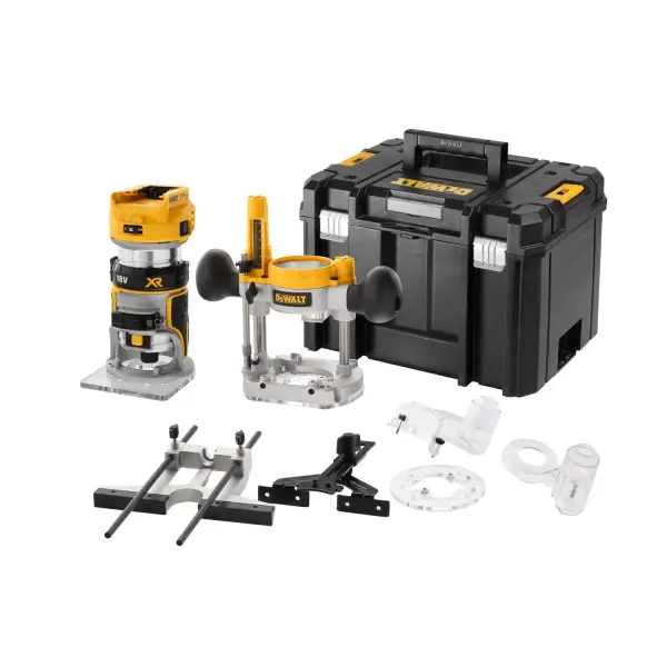 DeWALT DCW604NT Accu boven- en kantenfrees 18V XR Basic Body in TSTAK